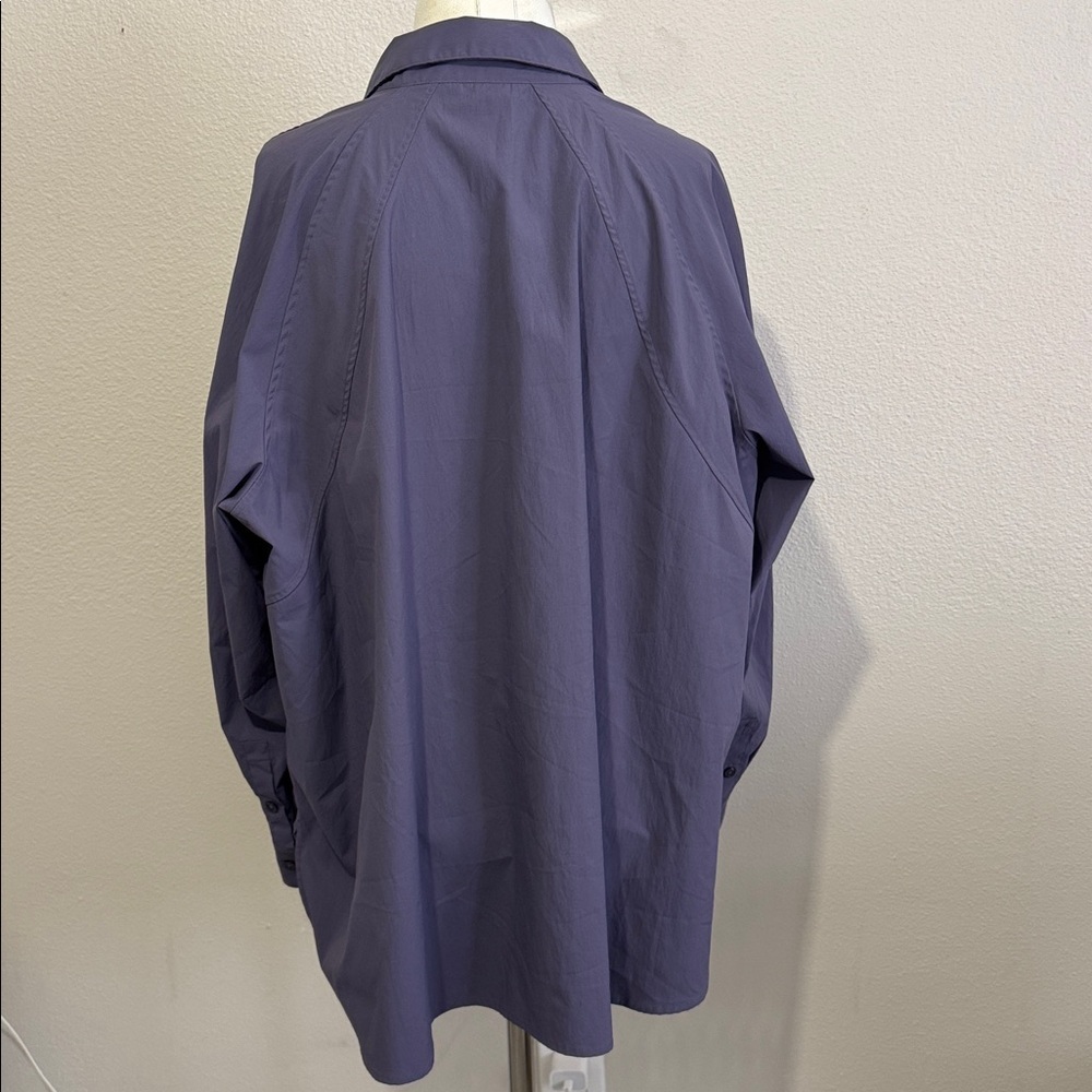 Athleta A Frame Poplin Performance Button Up Shirt - image 4